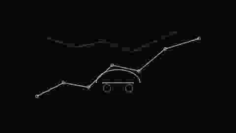 Uber stock analysis featured image with mobility network and autonomous vehicle infrastructure
