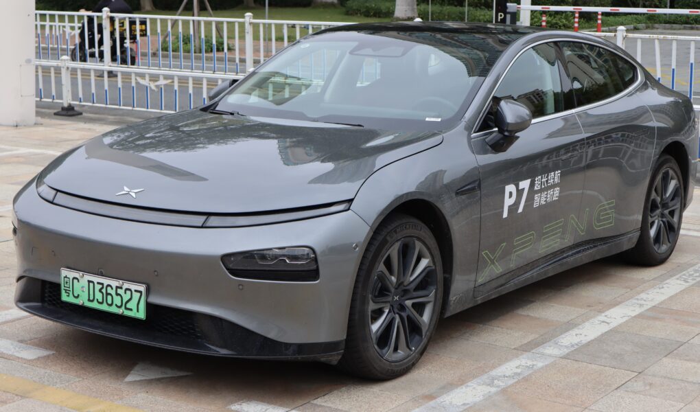 XPeng P7 electric sedan for XPeng stock analysis 2026